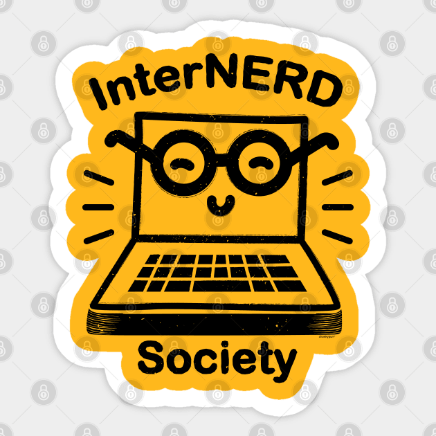 InterNERD Society Sticker by Chonkypurr